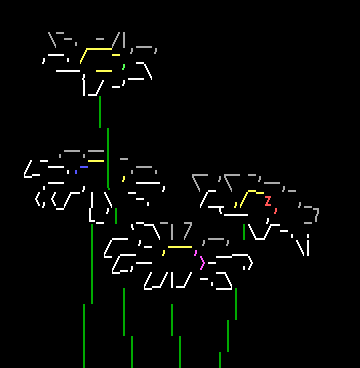 A small group of four dainty daisies delicately stretch upward