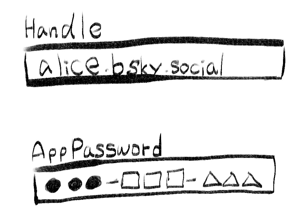 Login with Bluesky AppPassword