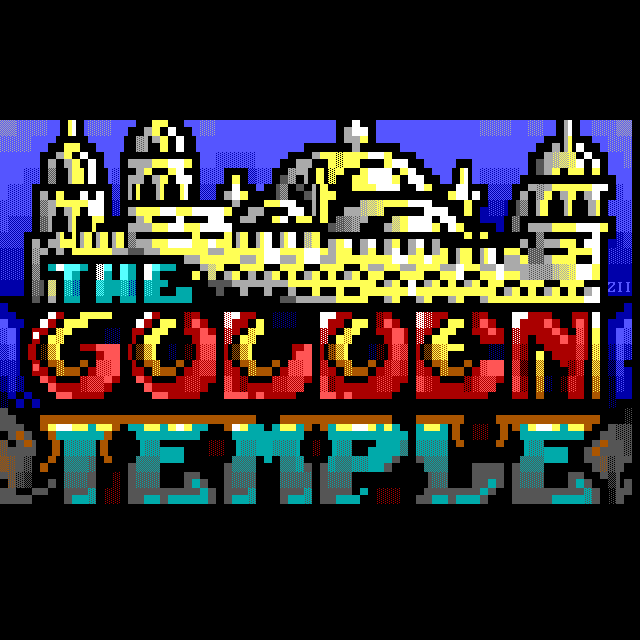 Sunbeams reflect off the fabulous rooftops, domes and spires of the golden temple