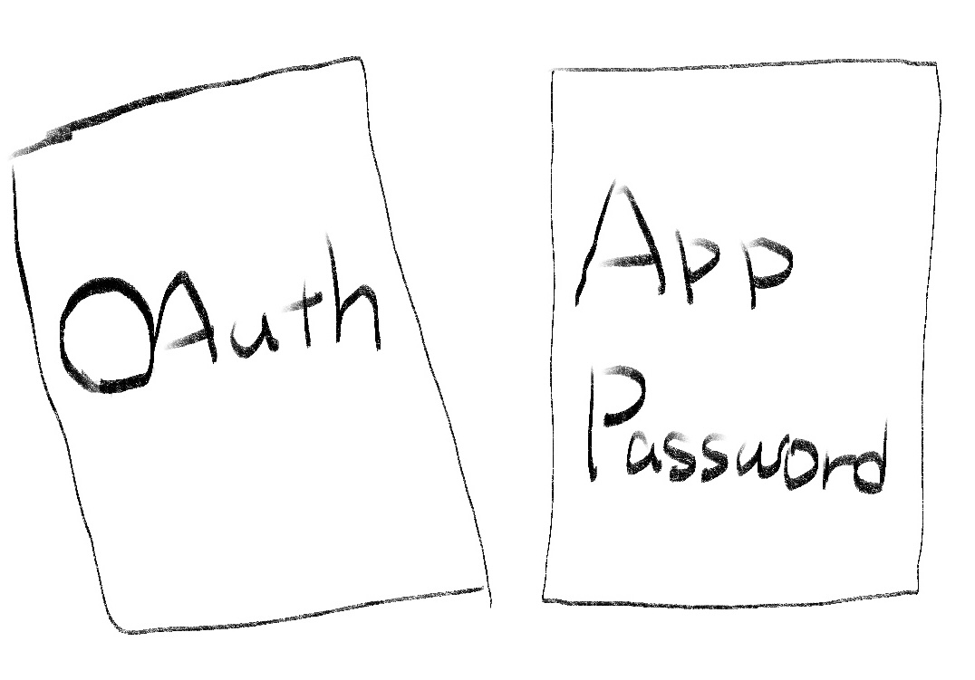 OAuth vs AppPassword